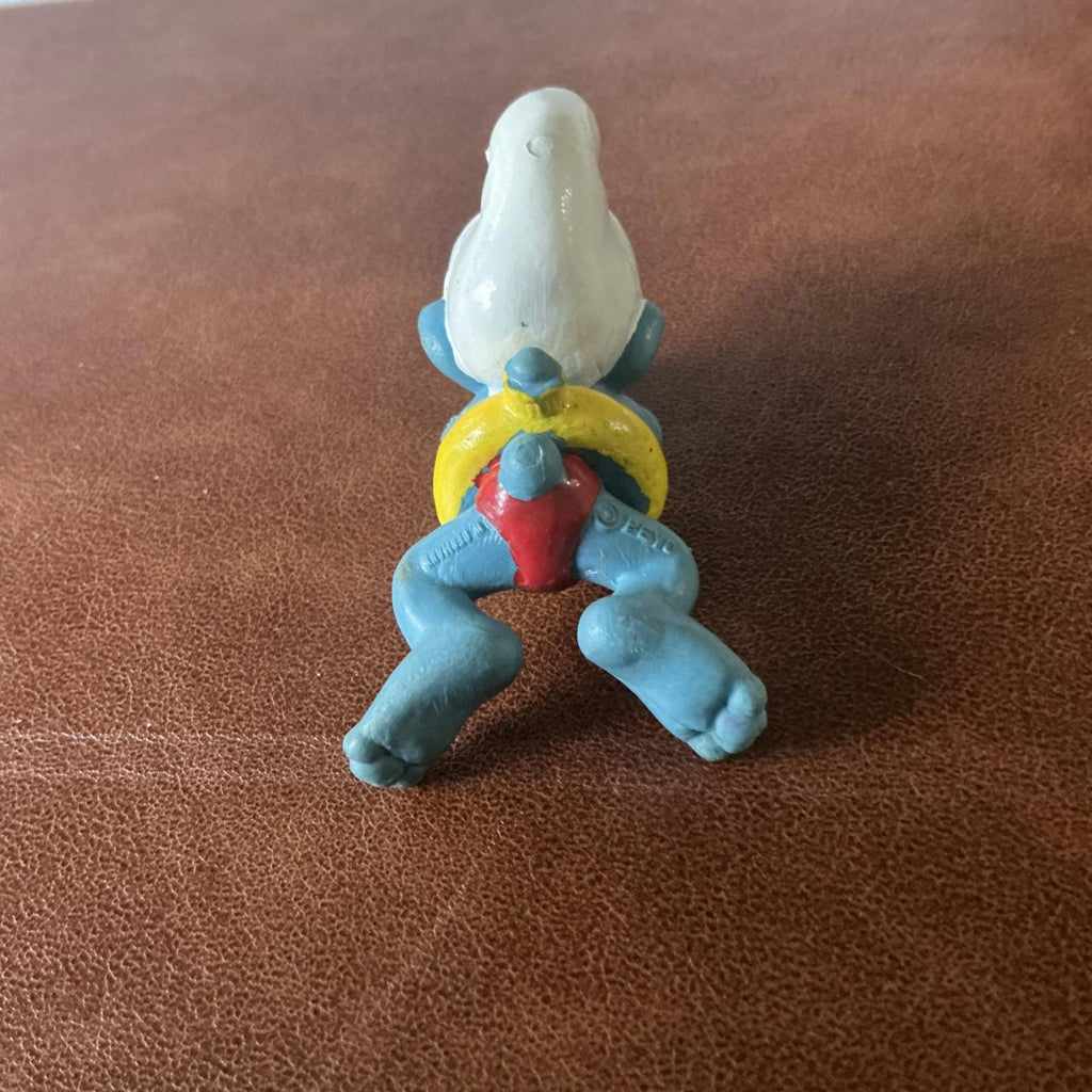 Vintage Swimming Smurf 20025 Collectable Rare SM030