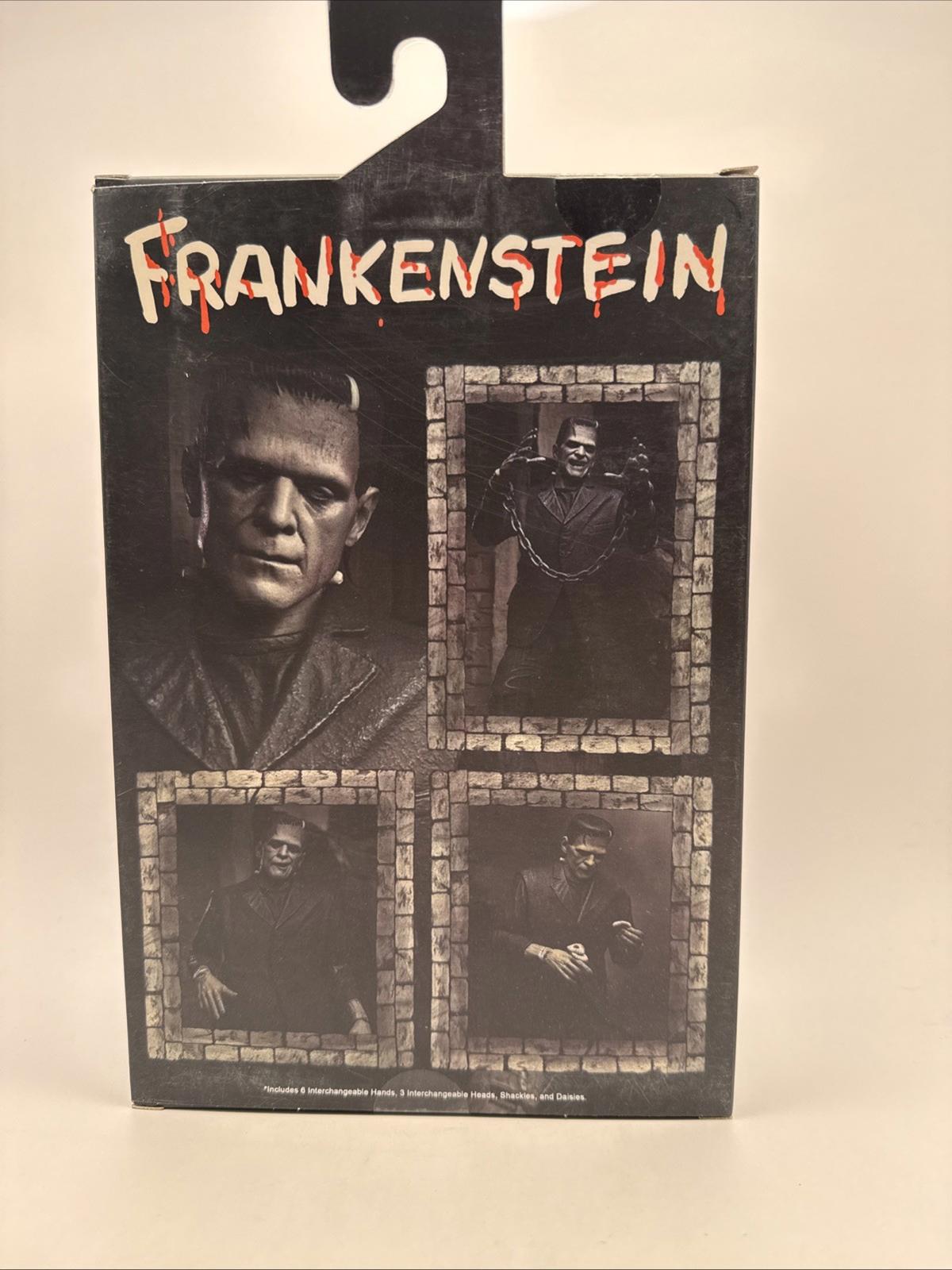 Neca Universal Monsters Ultimate Frankenstein 7" Black & White Figure - New