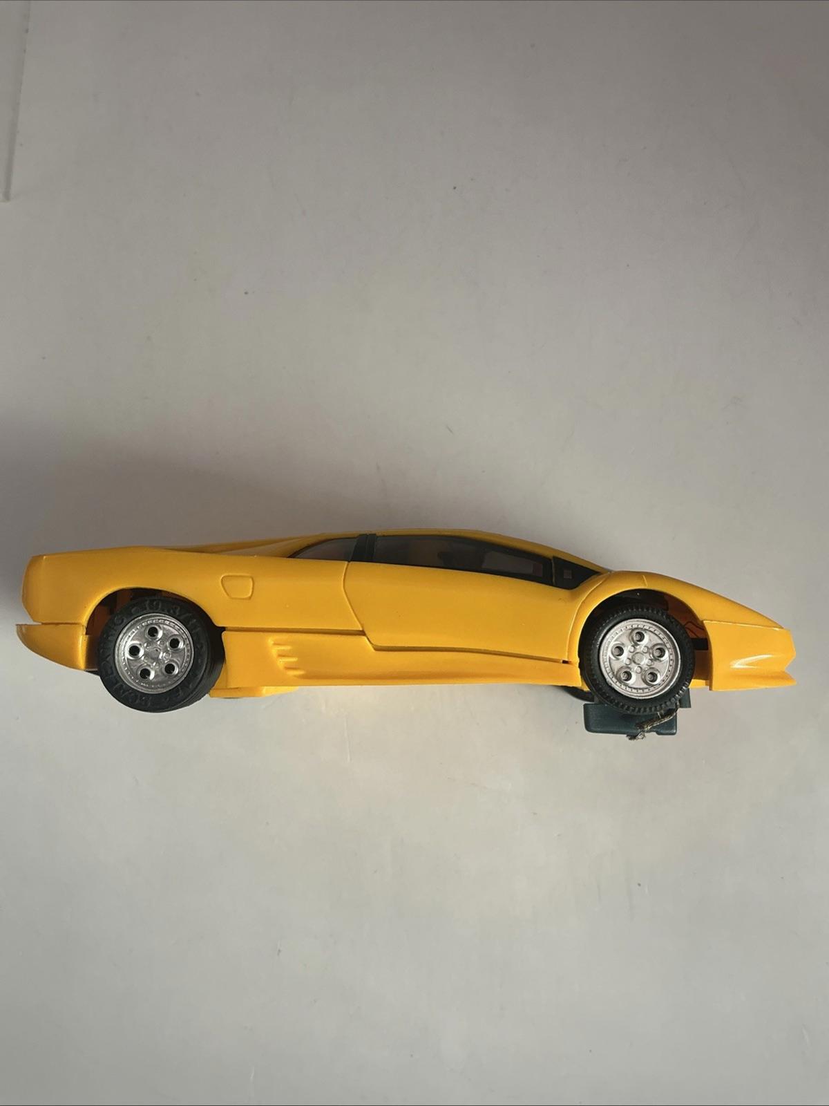 Scalextric Lamborghini Diablo C127 Yellow VGC Original Box