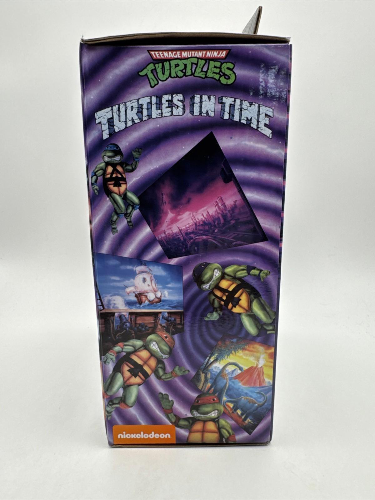 NECA TMNT Teenage Mutant Ninja Turtles Turtles in Time 7" Leonardo