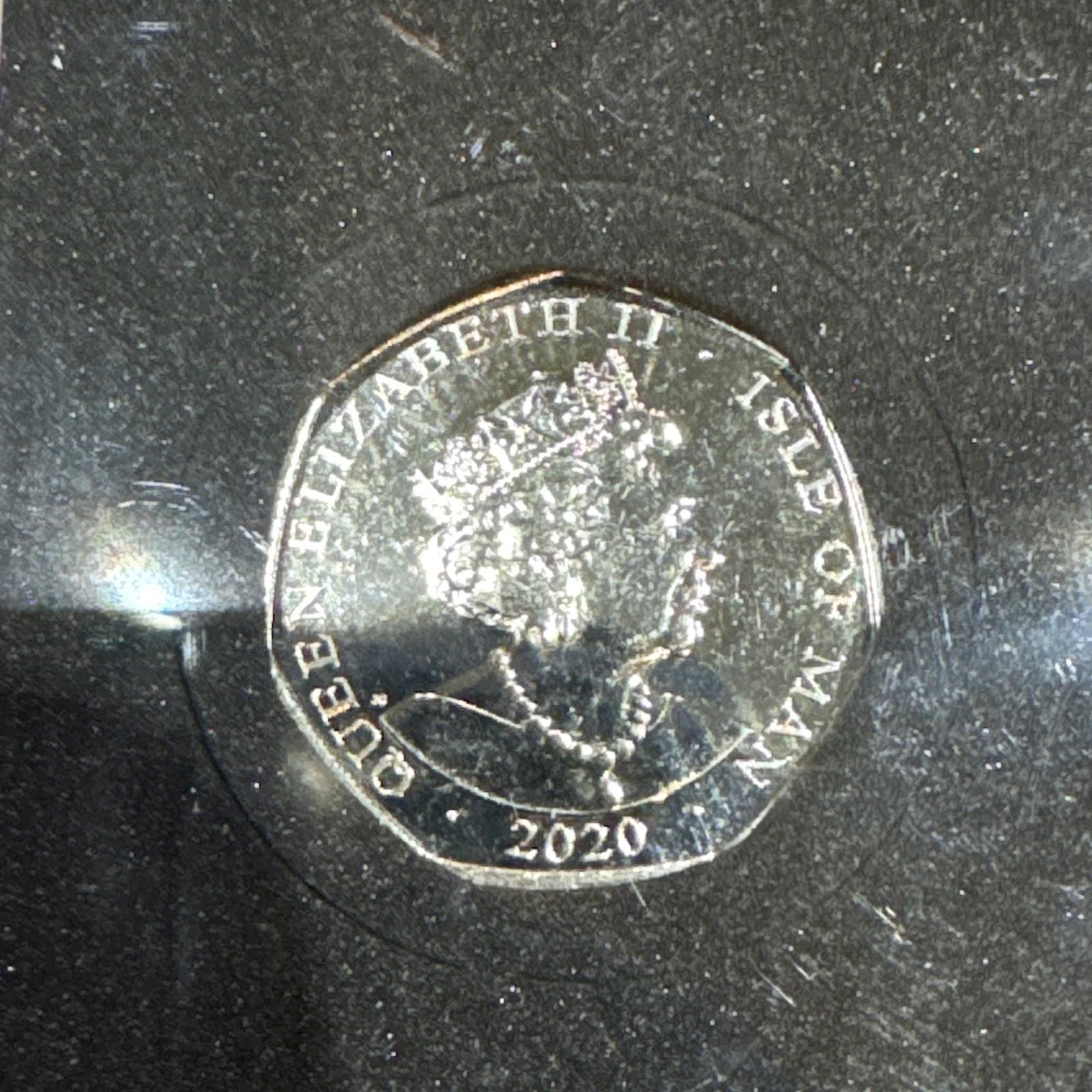 The Victory 50p Brilliant Uncirculated Coin In Capsule Churchill