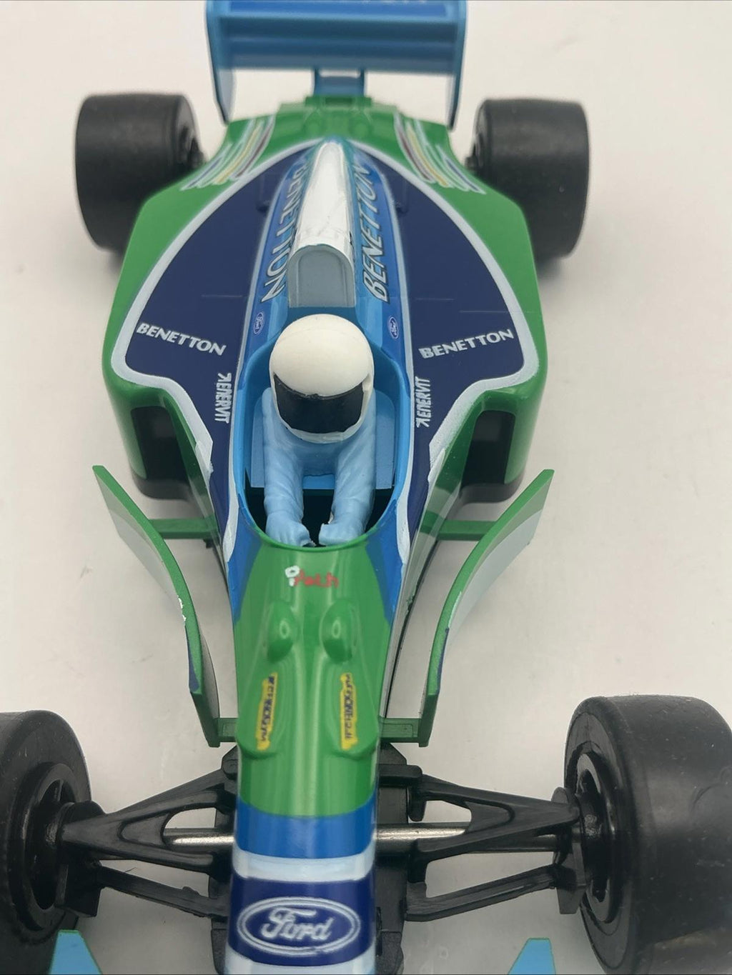 Scalextric 1/32 Scale Slotcar C237 Ford Benetton B193 #6 1994 White Helmet Mint