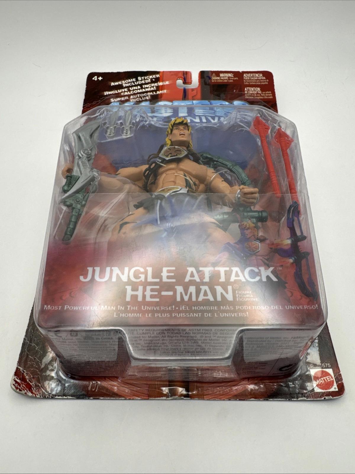 JUNGLE ATTACK He Man 200X Figure Masters Universe MOTU Mattel ORIGINS Classics