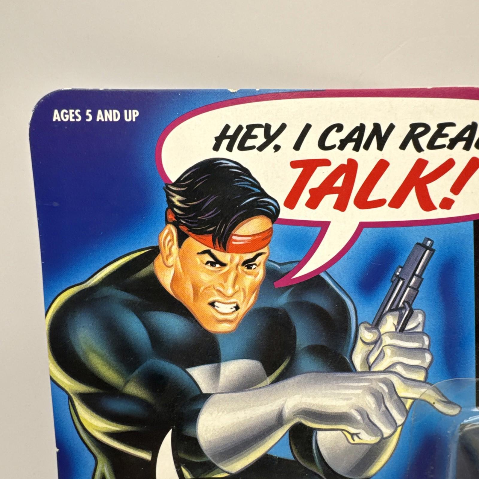 Marvel Electronic Super Heroes The Punisher Talks Carded 1991 Toy Biz