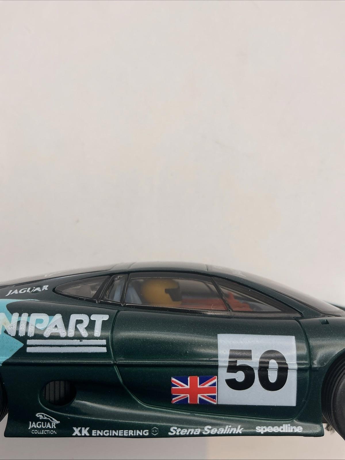 Scalextric C483 Jaguar XJ220C Endurance Unipart Le Mans Boxed Slot Car VGC