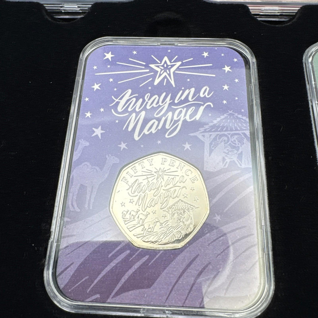2020 The Christmas Carol 50p Capsule Coin Collection Guernsey with COA