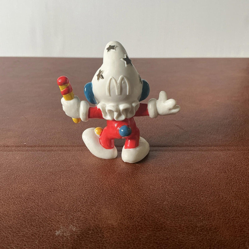 Vintage 1996 McDonalds Clown Smurf Peyo 1996 Excellent Condition SM012