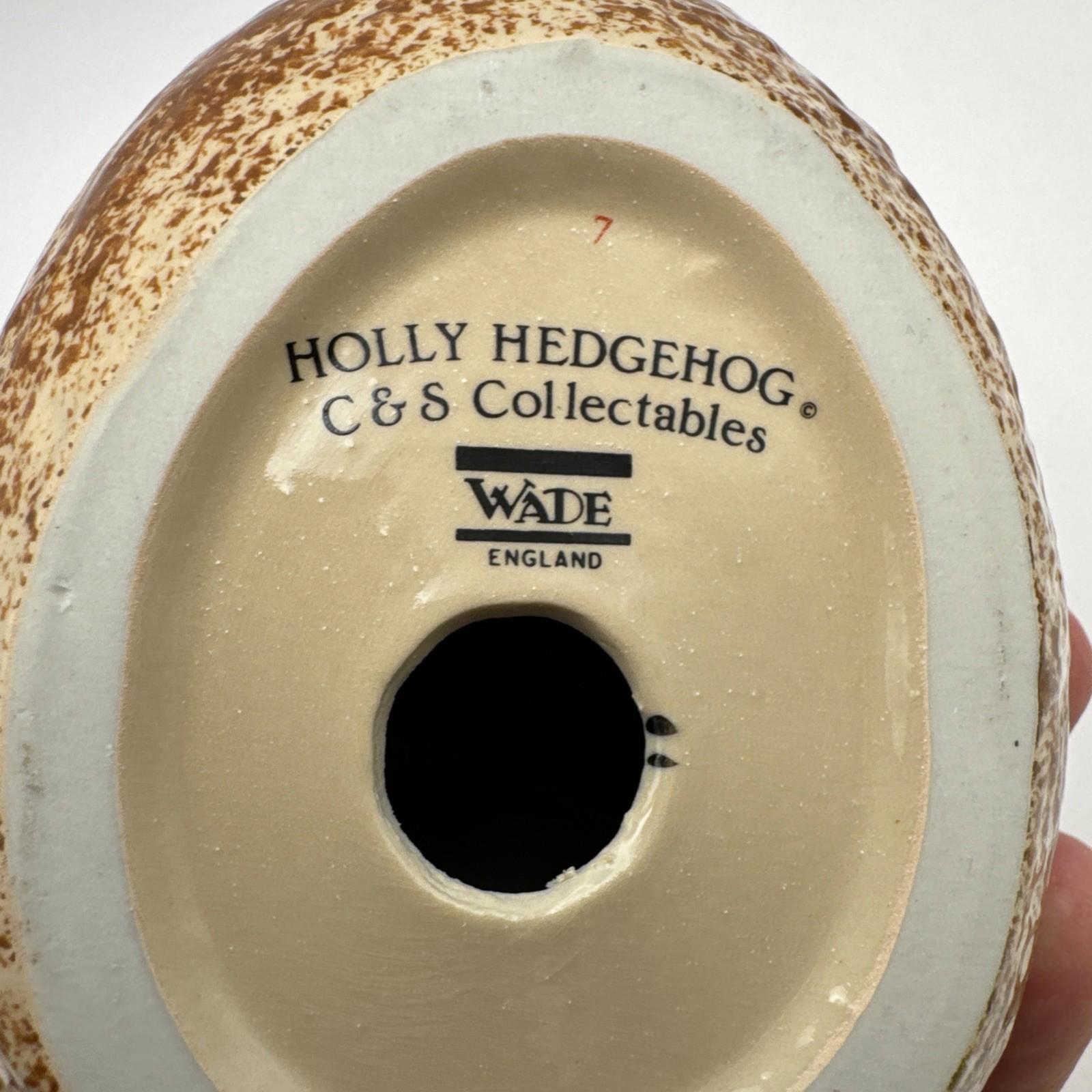 Wade Porcelain Figurine Holly Hedgehog Collectable Ceramic England COA 0892