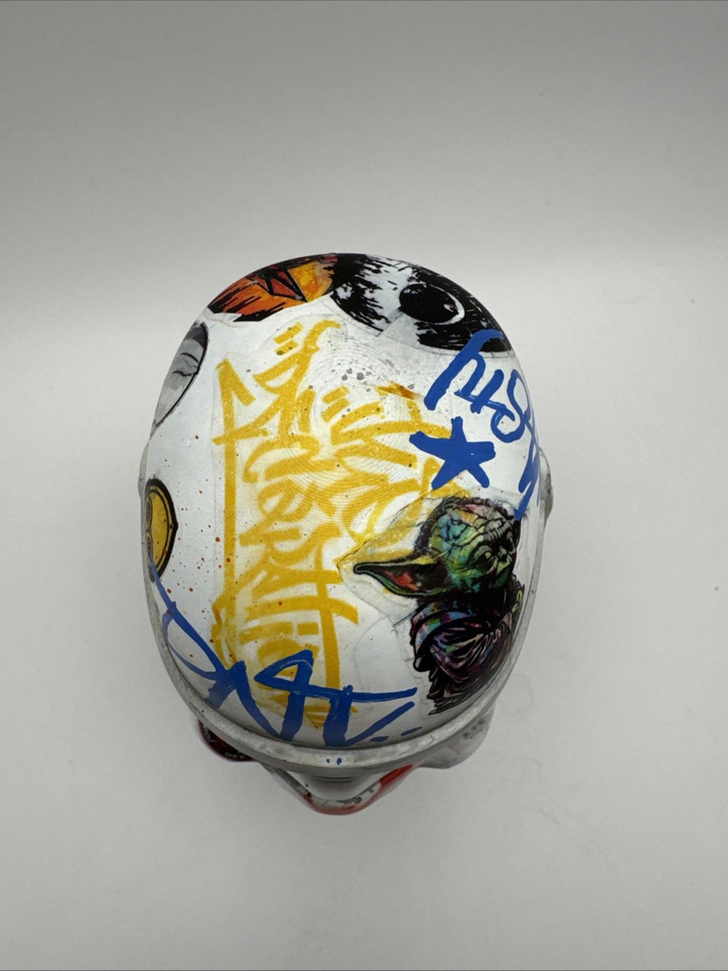 Stormtrooper Bust 3d Printed Graffiti Finish Hand Painted