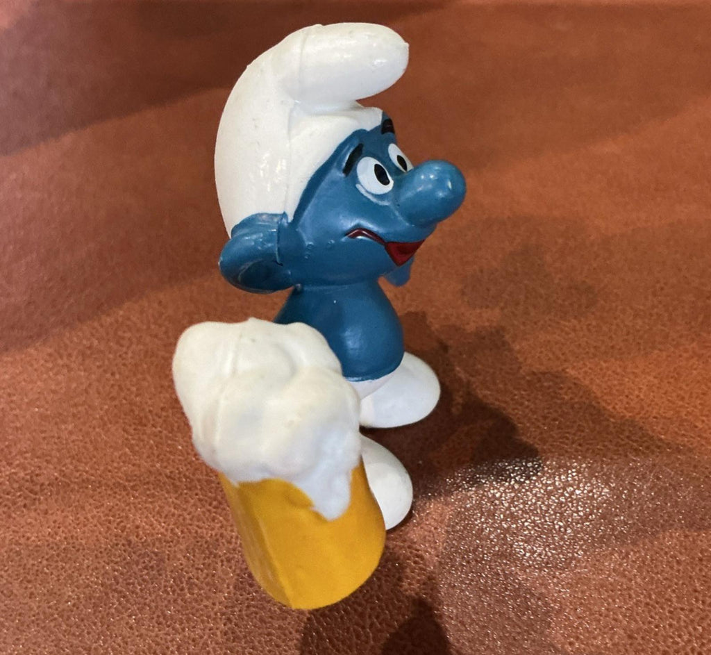 Vintage Beer Smurf  20078 Collectable Rare SM084