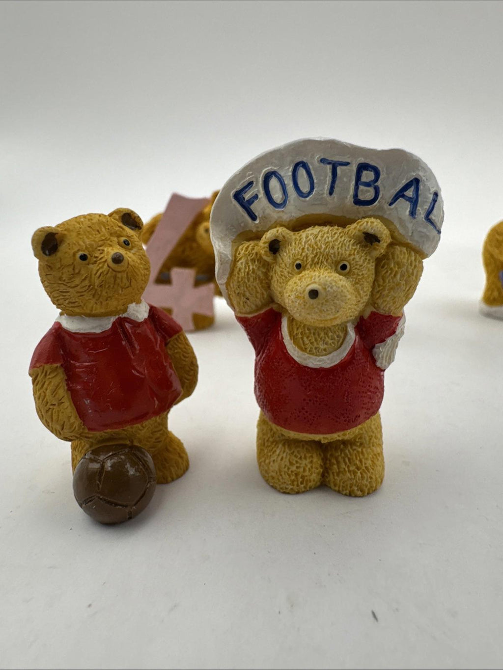 18 X Vintage R&R Hill 3cm Bears  VGC Upcott Collection Hand Painted Box 1