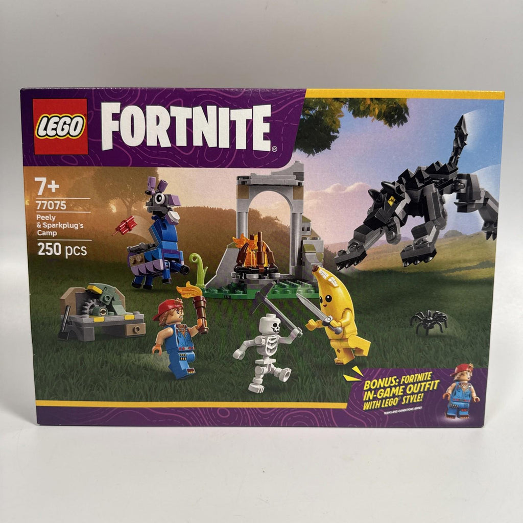 LEGO Fortnite 77075 Peely and Sparkplug’s Camp New Sealed