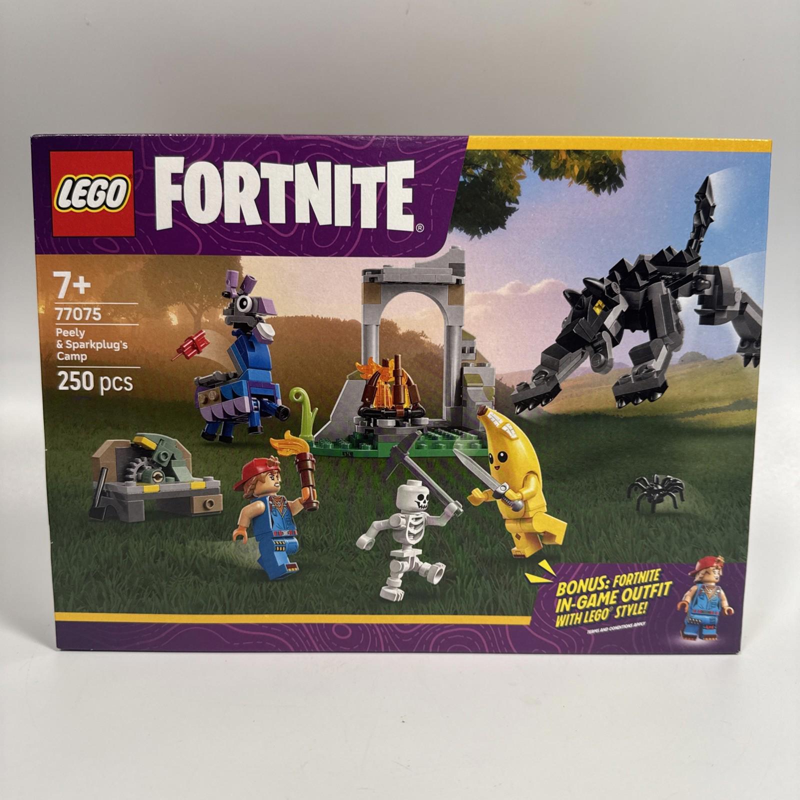 LEGO Fortnite 77075 Peely and Sparkplug’s Camp New Sealed