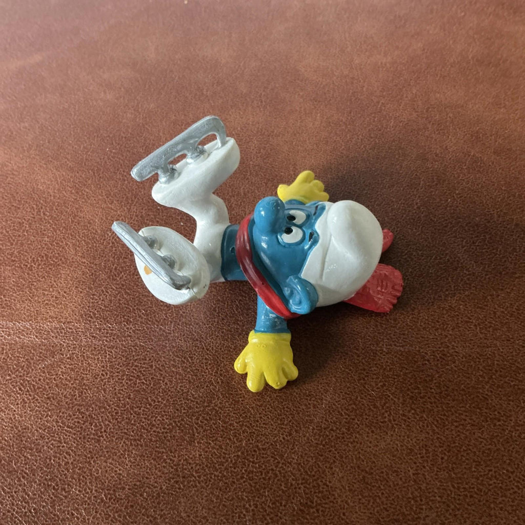 1980 Vintage Ice Skater Smurf 20121 Rare Collectable SM021