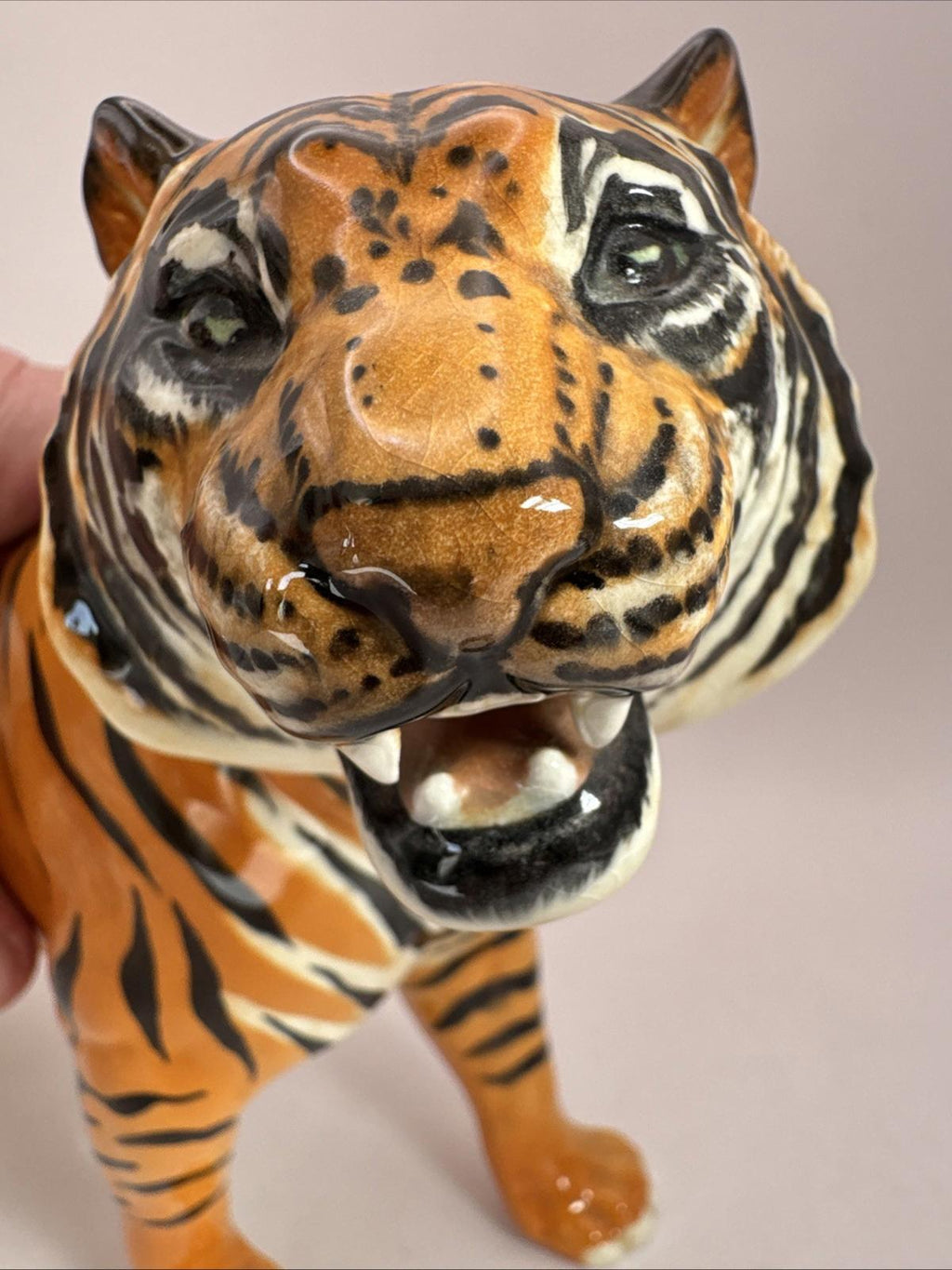 BESWICK BENGAL TIGER  NO: 2096 12 3/4" HAND CAST / PAINTED GRAHAM TONGUE 1955-72