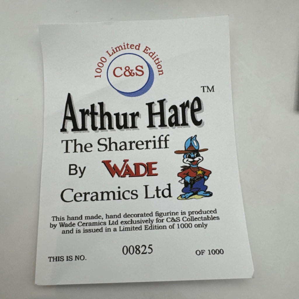 Wade Arthur Hare Collection The Shareiff  Britiannihare Bravehare Harestronaut