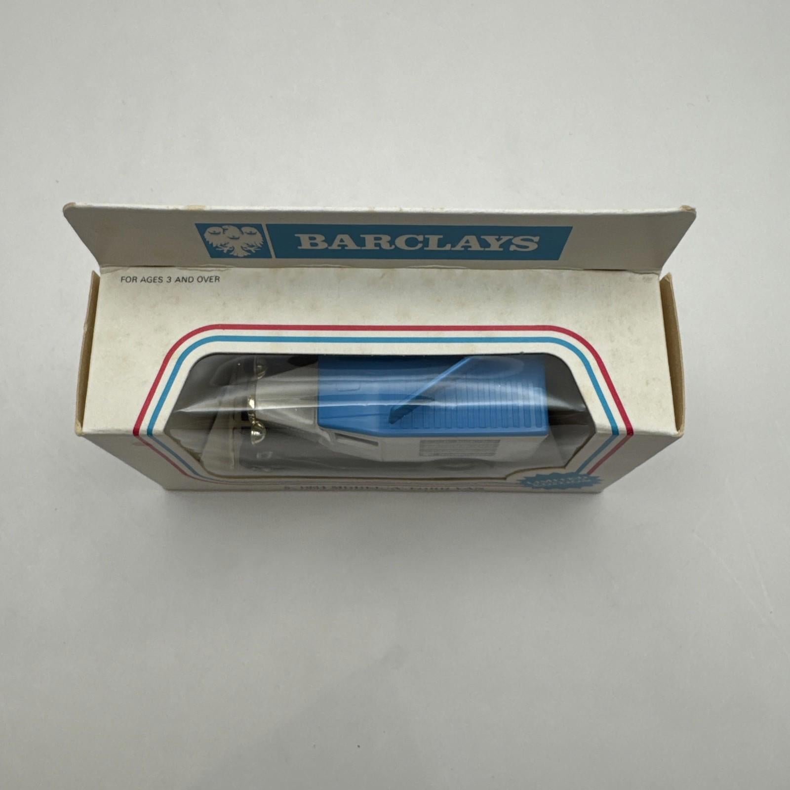 Vintage LLedo Barclays Parcel Van car model limited edition 1934 Dennis Parcels