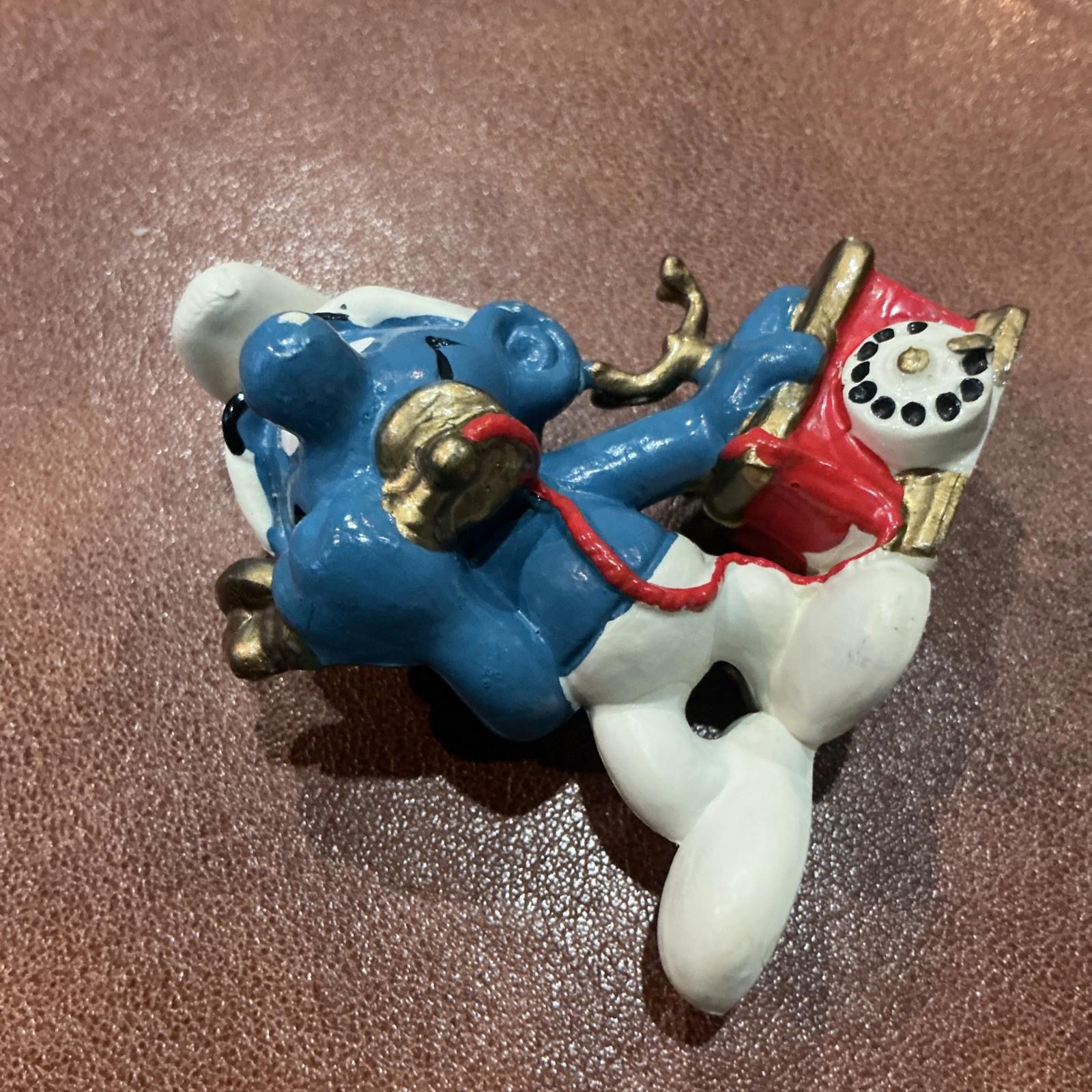Vintage Telephone Smurf 20062 Excellent Condition Rare Collectable SM049