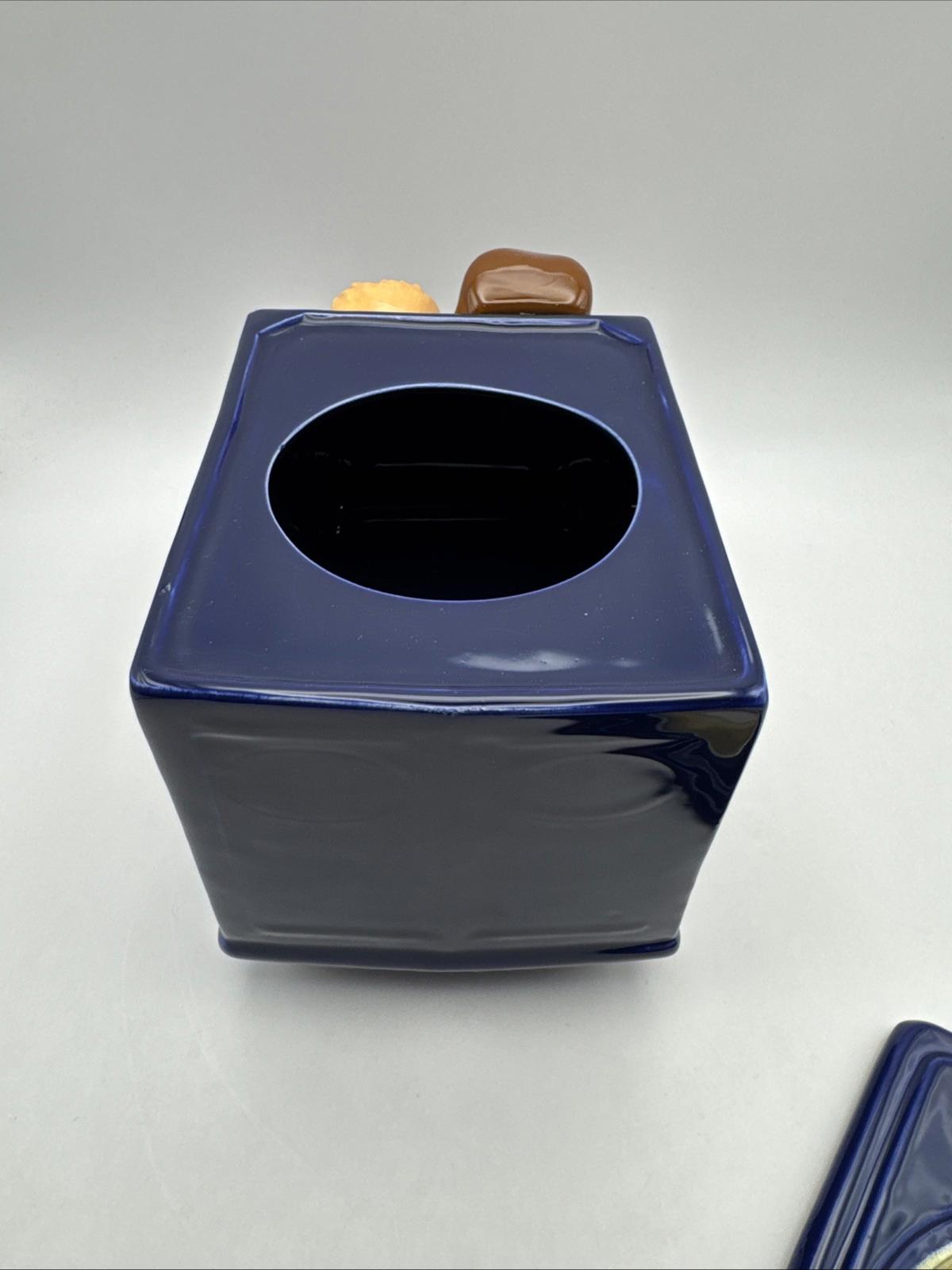 WADE Tetley Tea Folk Delivery Van Biscuit Barrel Cookie Jar Tea Caddy VGC