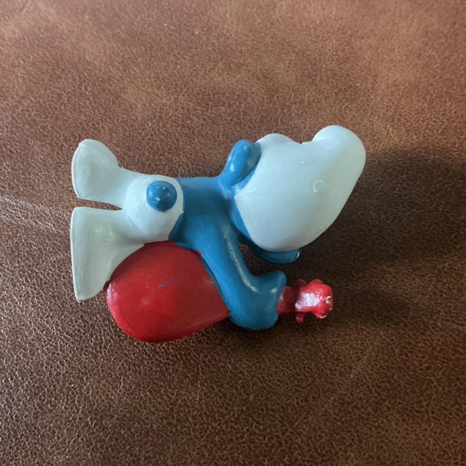 Lute Musical Smurf  ( Red Variant) 20013 PEYO Vintage Excellent Condition SM029
