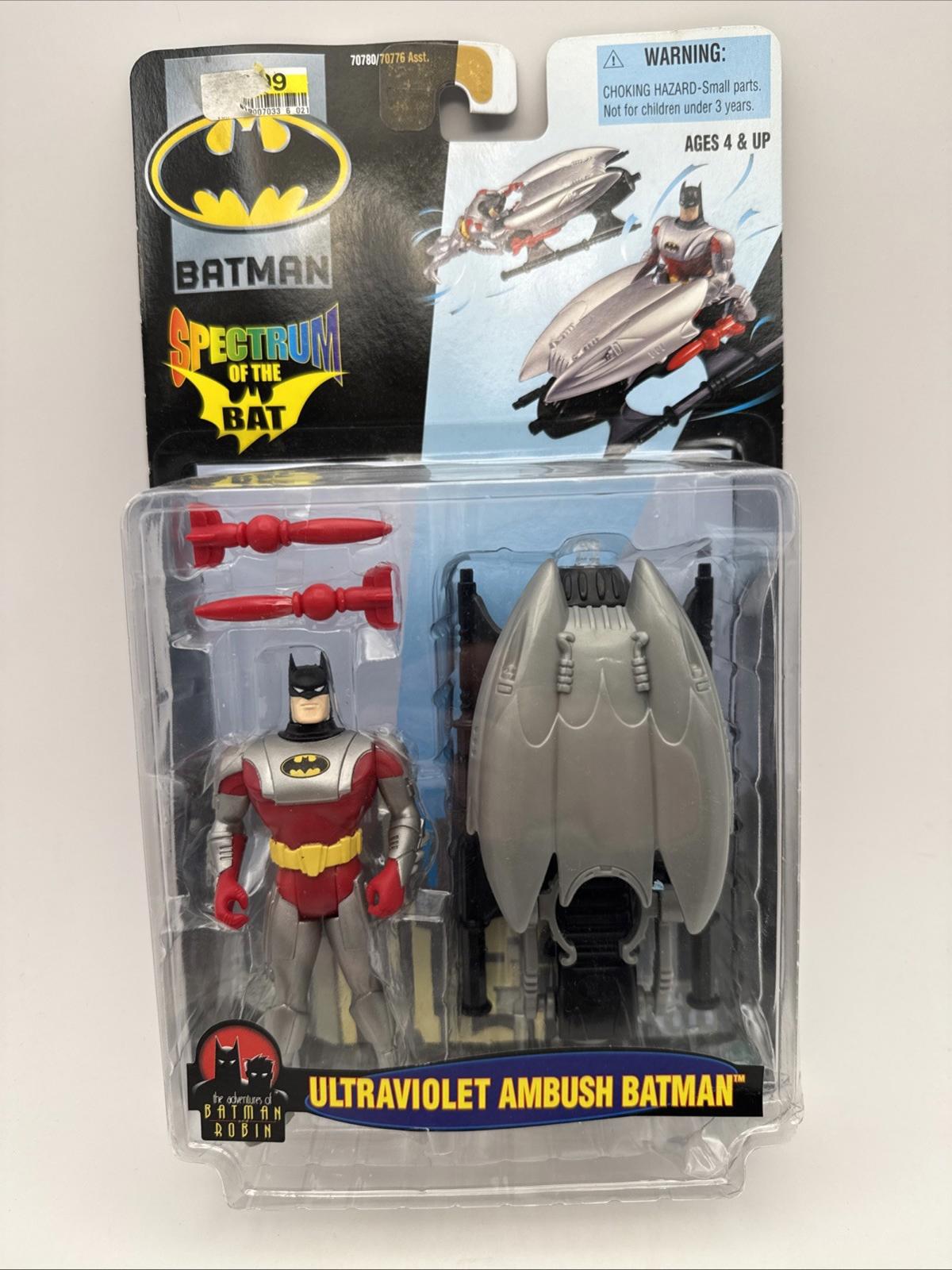 Batman Animated Adventures Ultraviolet Ambush Batman 6" figure, Hasbro 2000, MOC