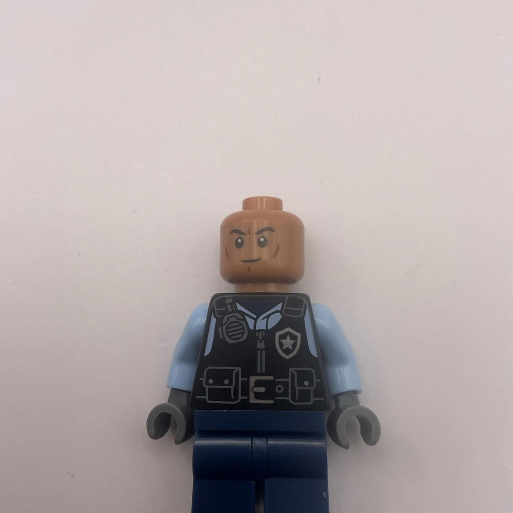 Lego Mini Figure SH 1076 - Male Security Guard - New & Genuine From Set 76300