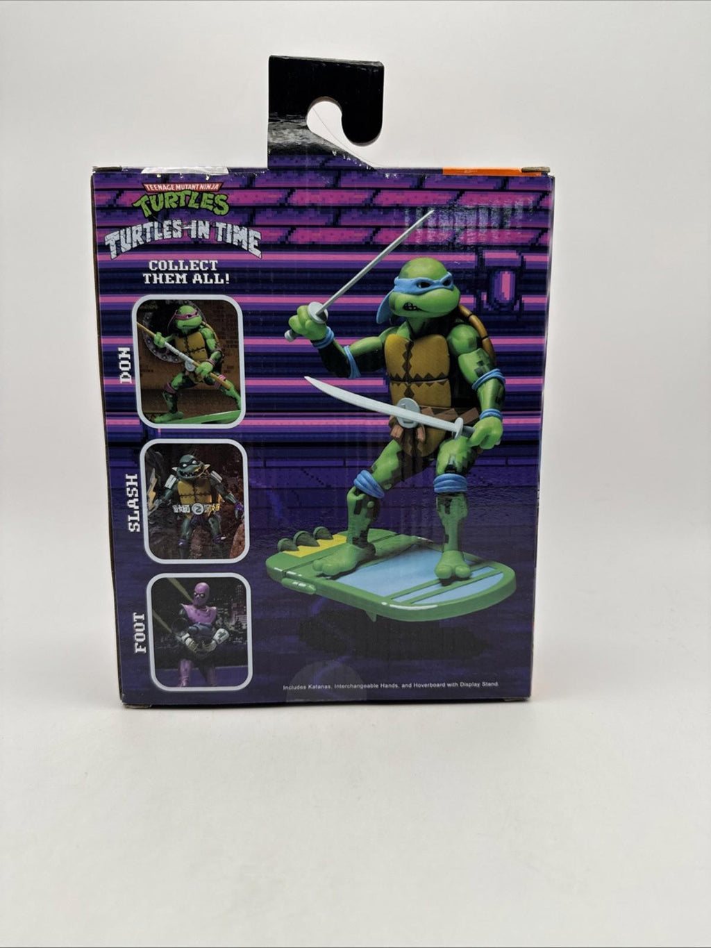 NECA TMNT Teenage Mutant Ninja Turtles Turtles in Time 7" Leonardo