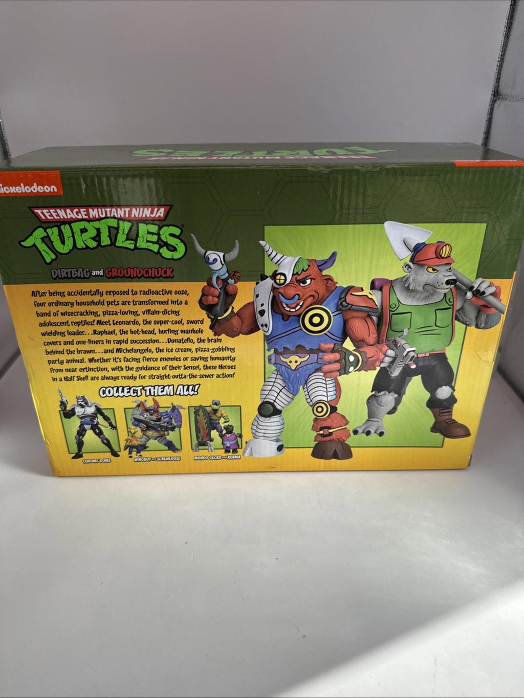 Dirtbag and Groundchuck 2-Pack Teenage Mutant Ninja Turtles TMNT Figures NECA