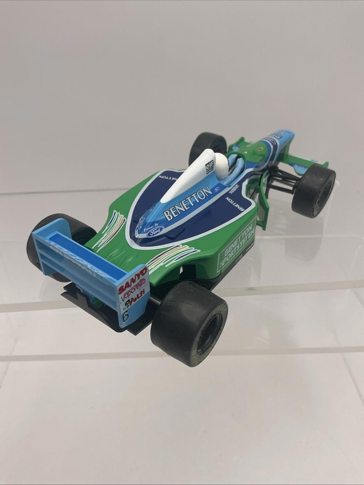 Scalextric 1/32 Scale Slotcar C237 Ford Benetton B193 #6 1994 White Helmet Mint