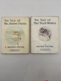 Beatrix Potter Book Bundle – Mrs. Tiggy-Winkle & Mr Jeremy Fisher 1987