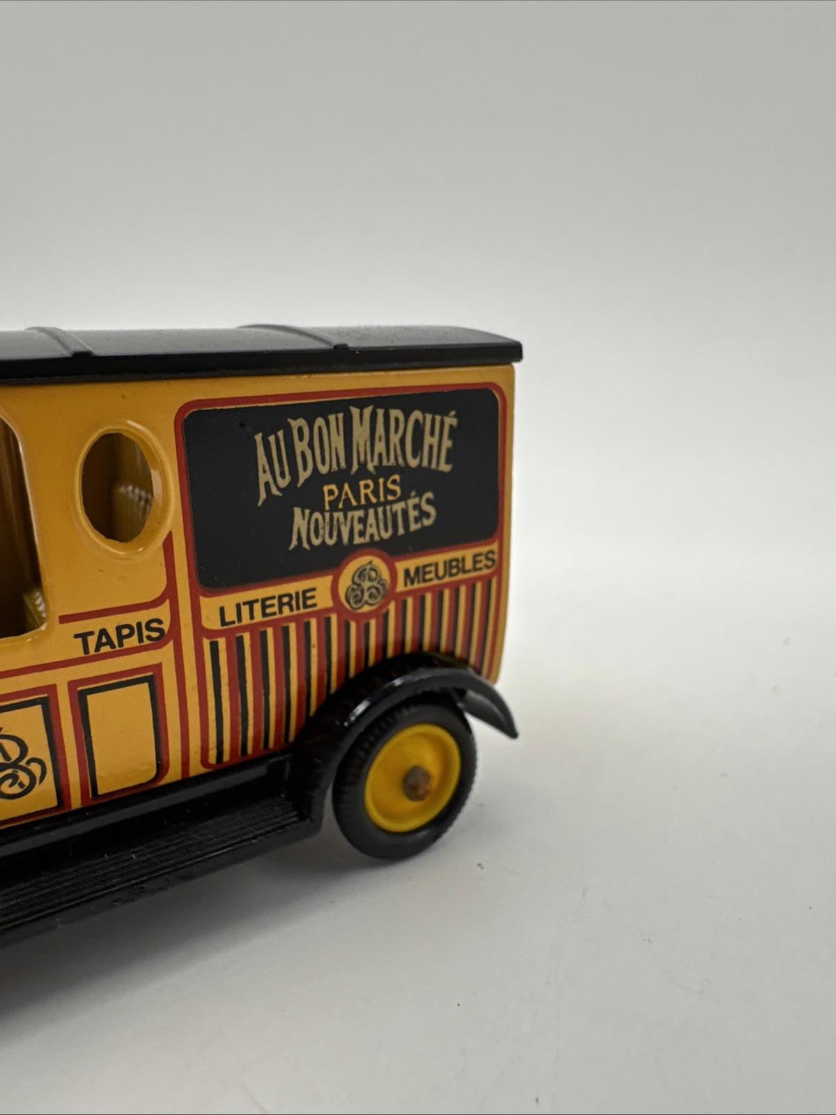 3 X Lledo Days Gone Promotional Delivery Vans Harrods Pork Farms Au Bon Marche