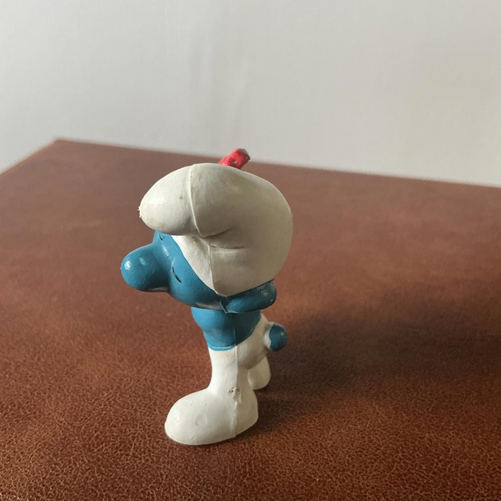 Lute Musical Smurf  ( Red Variant) 20013 PEYO Vintage Excellent Condition SM029